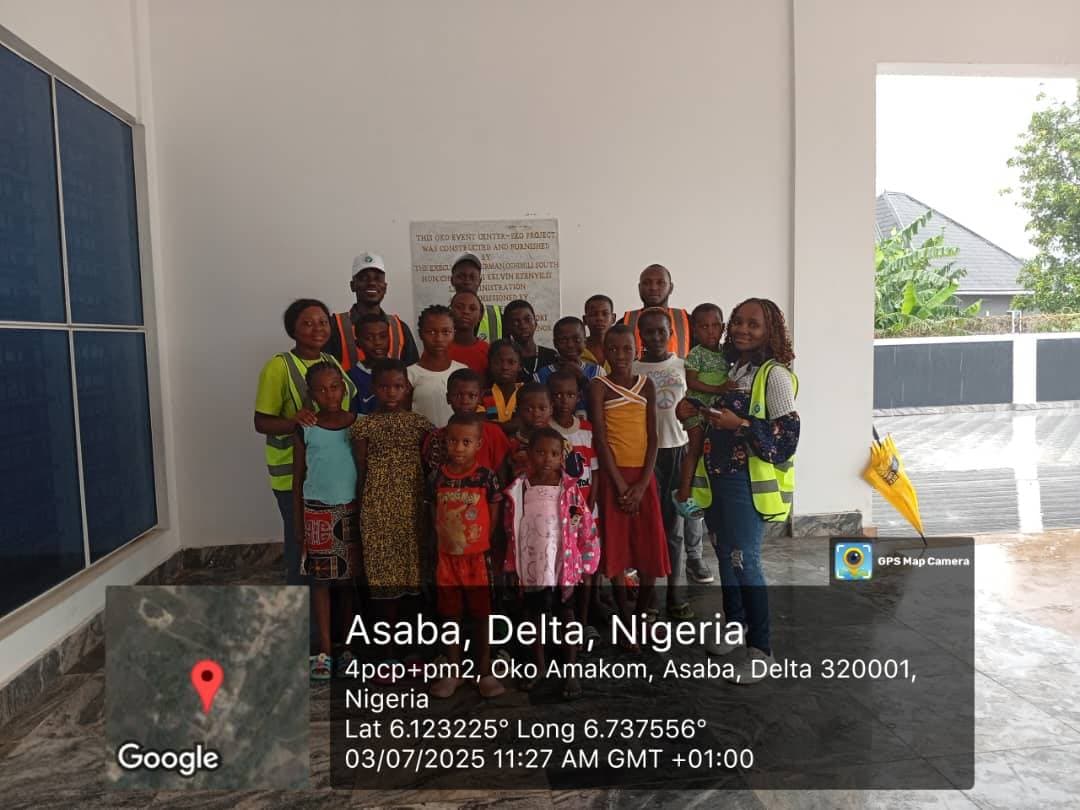 The team on ground: Colleagues and partners working together for children.